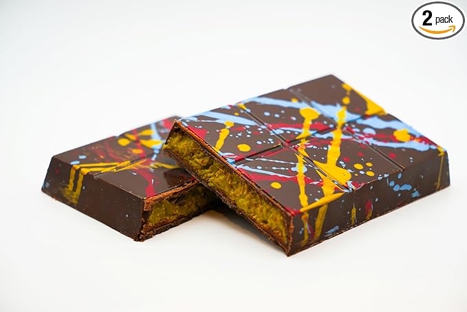 Nuts Factory – Dubai Dark Chocolate Bar – Pistachio &amp Kataifi – Pack of 2