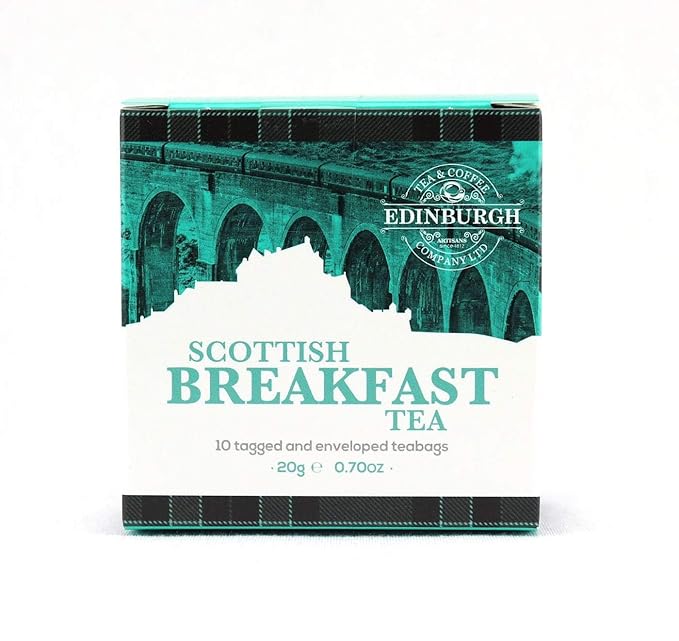 Edinburgh Tea &amp Coffee Company The Scottish Collection 4-Flavor Variety Pack 40-Count Tea Sachets