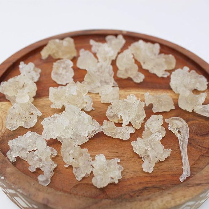 DABC OAK LAND 1 Pounds Natural Wild Tragacanth Gum Snow Swallow (Xueyan) 補水保濕 天然野生雪燕 16OZ Packed in USA
