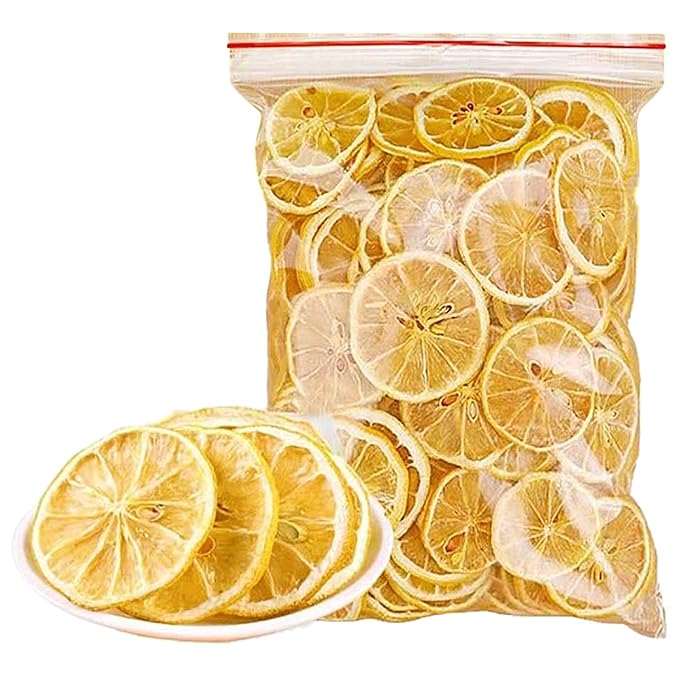 jweemax Natural Dried Fruit Dried Lemon Slice Beauty Health Slimming Gift Sugar Free for Vegan Kosher