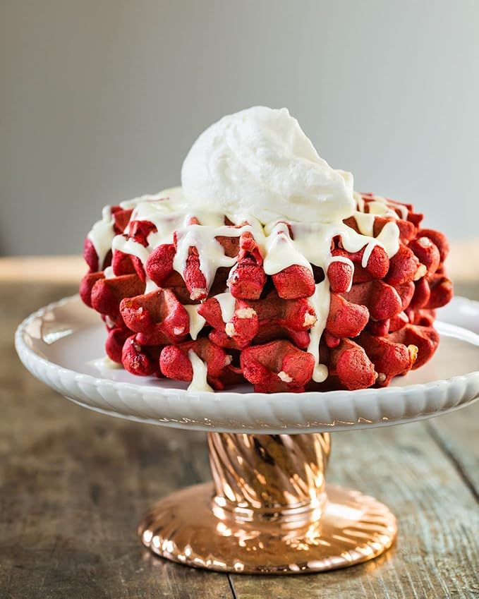 LollyWaffle Red Velvet Waffle Mix 20 Lbs. --Individual 1 Lbs Bags -- Red Velvet Waffle Mix for Waffle on a Stick Machines