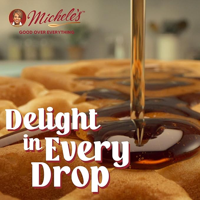 Michele’s Gourmet Breakfast Bundle – Syrup Variety Pack (Maple Crème &amp Butter Pecan) and Buttermilk Waffle &amp Pancake Mix (16 oz) | Just Add Water