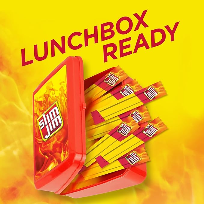 Slim Jim Snack-Sized Smoked Meat Stick Original Flavor .28 Oz. 120-Count