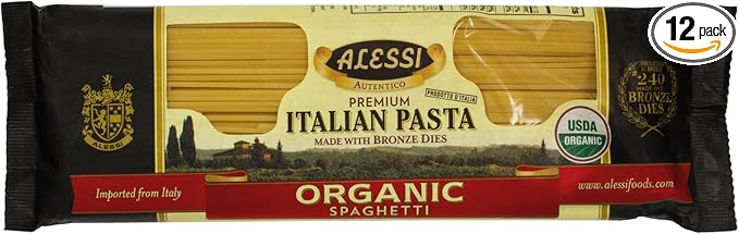 Alessi Organic Spaghetti Made with Bronze Dies (12x16 OZ)