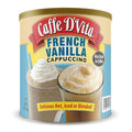 Caffe D'Vita French Vanilla Cappuccino Mix - Instant Vanilla Cappuccino Coffee Mix Gluten Free No Cholesterol 99% Caffeine Free - 4 lb. Can