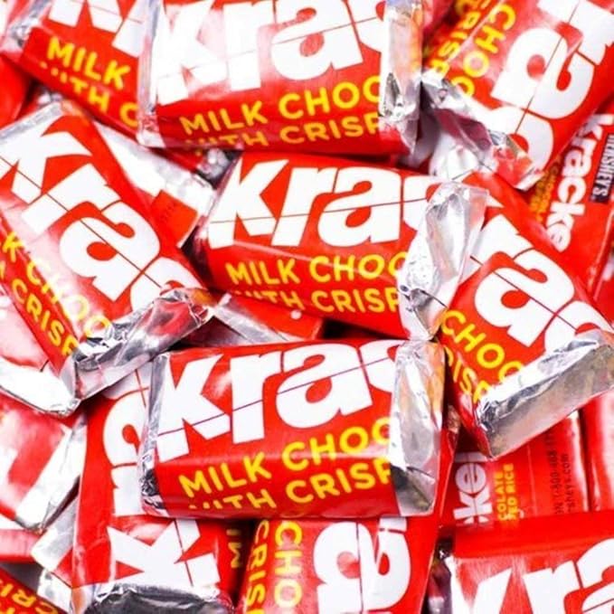 Krackel Mini Chocolate Bars- Chocolate Candy with Crisped Rice (5 Lbs. (80 oz.))