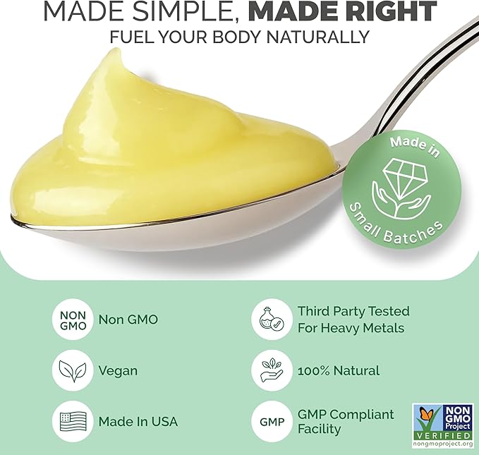 Wildcrafted Irish Sea Moss Gel | Made in USA | Rich in Vitamins &amp Minerals | Sea Moss Gel Raw | Nutritional Supplement | Pineapple (16 oz)
