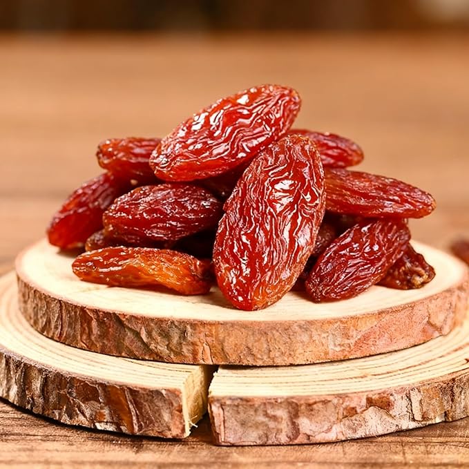 Three Color Seedless Dried Grapes Snack - Soft &amp Sweet No Washing Needed Ready To Eat For Baking Oatmeal Yogurt Bulk Pack