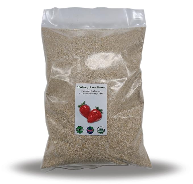Oat Bran 80 Ounces or 5 Pounds USDA Certified Organic Non-GMO Bulk Mulberry Lane Farms
