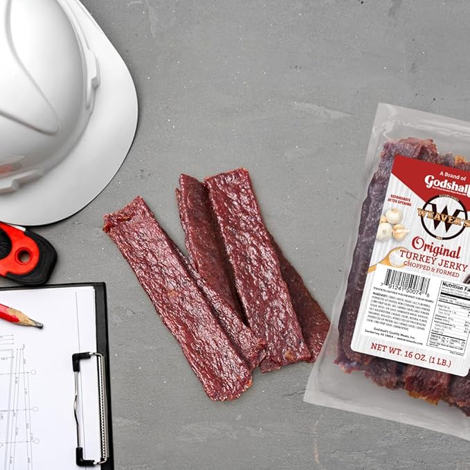 Weaver’s Original Turkey Jerky (16oz turkey jerky strips)