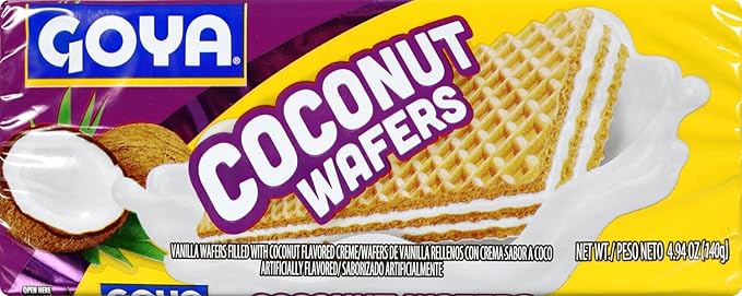 Goya Coconut Wafers 4.94 Ounce (Pack of 24)