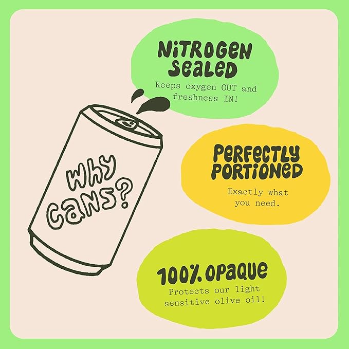 Graza Drizzle Extra Virgin Olive Oil Finishing Oil - High Polyphenol Early Harvest EVOO Finishing Oil in a Squeeze Bottle - Single Farm Olives from Spain - 16.9 Fl Oz (500ml) Refill Can (Pack of 2)