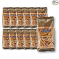 DeLallo Gluten Free Penne Pasta Non-GMO Made with Brown Rice Flour Made in Italy Whole Grain Kosher All Natural 12 oz Bag (12 Pack)