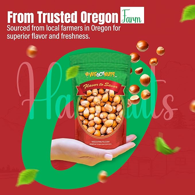 Hazelnuts (Filberts) In Shell Raw - We Got Nuts (4LBS.)