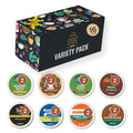 Decaf Coffee Pods Variety Pack - 16 K Cups 8 Flavors - Includes all Top Decaf Brands- Light Roast Medium Roast Dark Roast House Blend Decaf Coffee in Giftable Decaf K Cups Sampler Box for Keurig