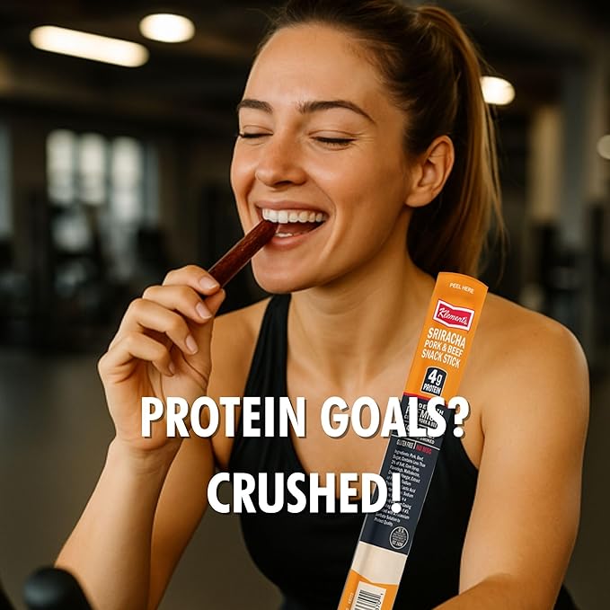 Jerky.com Sriracha Pork and Beef Snack Sticks 26 Pack (24 + 2 Bonus) | Low Carb High Protein Keto Snacks | Delicious Gluten Free Beef Sticks | Gifts for Men