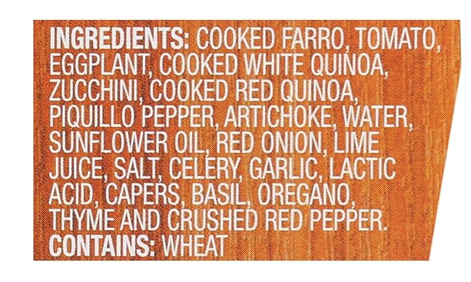 Kitchen &amp Love Cooked Farro Grilled Eggplant Zucchini Artichokes &amp Herbs Ready to Eat Shelf Stable Non Gmo Dairy Free Plant Based Kosher Vegan Vegetarian 7.9 Oz (6-Pack)