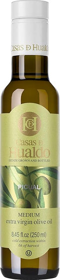 Casas De Hualdo Picual Extra Virgin Olive Oil Imported From Spain (250 ML Pack of 6)