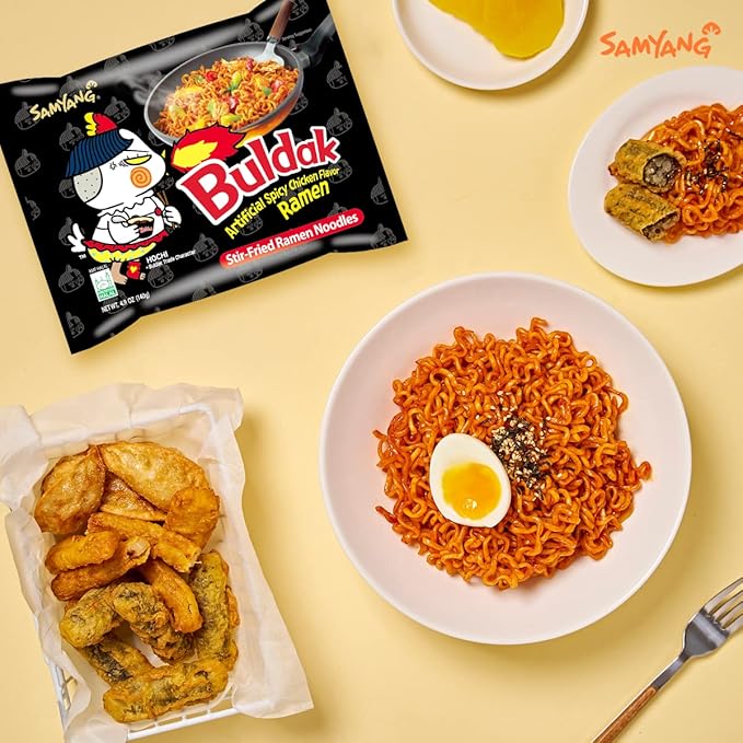 [Samyang] Buldak (Hot Spicy Chicken) Ramyun / Ramyun Ramen Korean Instant Hot Noodle Soup - Pack 20