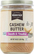 Woodstock Cashew Butter - Unsalted - Case of 12 - 16 oz.