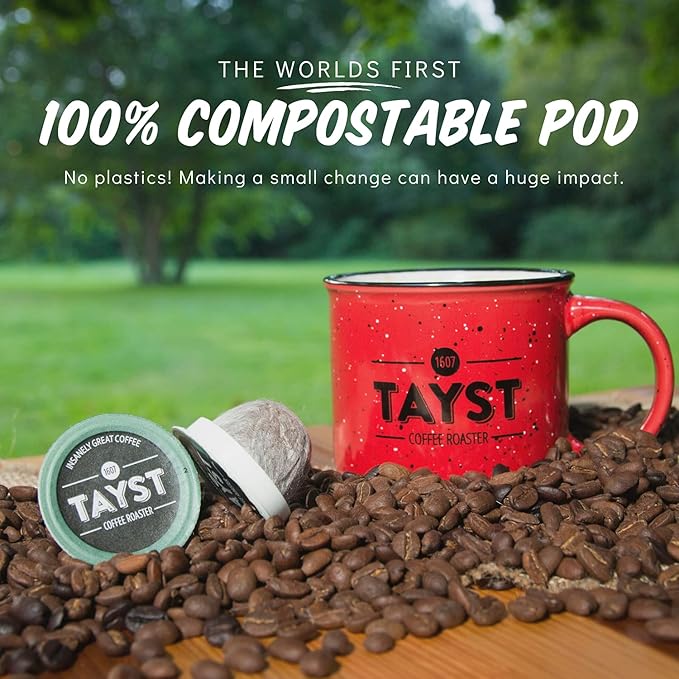 Tayst Coffee Pods Variety Pack Assortment K Cups Compatible with Keurig Coffee Maker Sustainable Single Serve Pack of 50