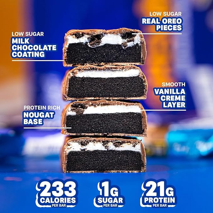 Grenade High Protein Low Sugar Bar Vanilla 12 x 60g - Oreo
