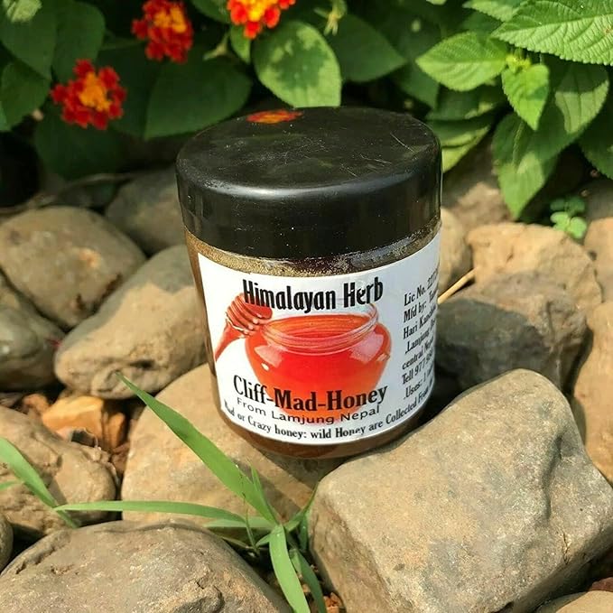 Wild Himalayan Cliff Red Honey 150 Gram From Lumjang Nepal Cliff Honey Nepal 5 Ounce