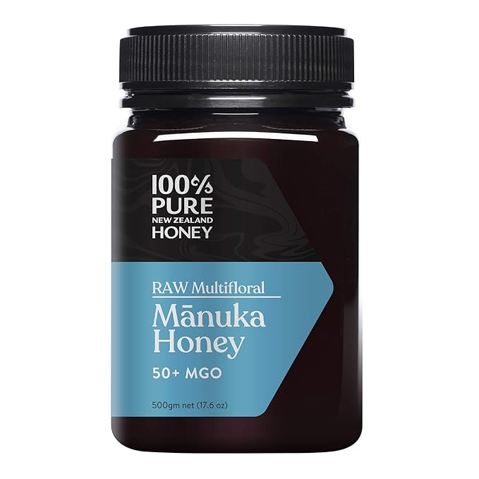 100% Pure New Zealand Manuka Honey UMF 20+ (8.8 oz) and MGO 50+ (17.6 oz) Bundle