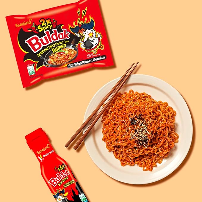 [Samyang] Buldak (Hot Spicy Chicken) Ramyun / Ramyun Ramen Korean Instant Hot Noodle Soup - Pack 20