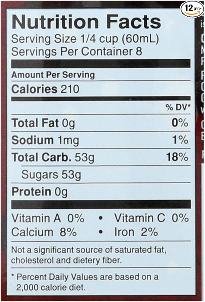 MAPLE SYRUP OG2 VRY DRK  Pack of 12