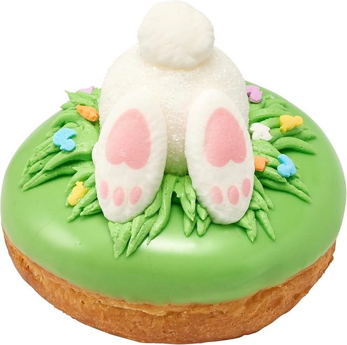 Lucks Dec-Ons Molded Sugar Cake Top Bunny Tails and Toes Set 3/4-1 1/2 Inch 40 Count