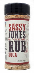 Single Bottle of Great Southern Rub Sassy Jones Seasoning (6oz Suga)