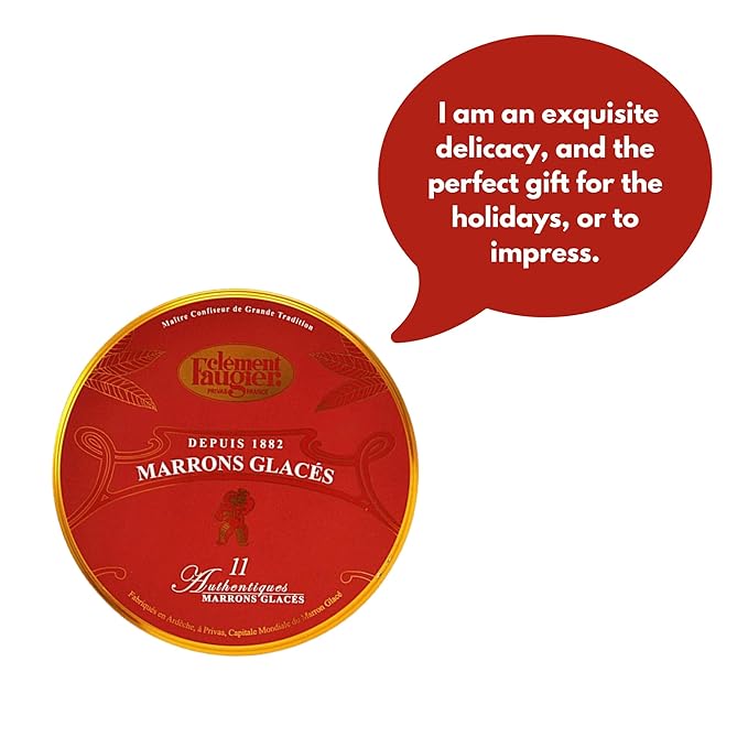 Clement Faugier Candied Chestnuts - Marrons Glaces 7.7 oz. - 11 pieces