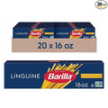 Barilla Linguine Pasta 16 oz. Box (Pack of 20) - Non-GMO Made with Durum Wheat Semolina - Kosher Certified