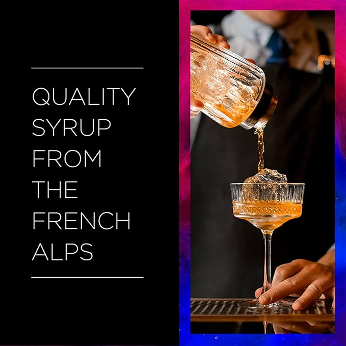 1883 Maison Routin - Organic Caramel Syrup - Made in France - Glass Bottle | 1 Liter (33.8 oz)