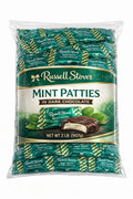 Russell Stover MINT PATTY IN DARK CHOCOLATE INDIVIDUALLY WRAPPED (2 POUNDS Mint Dark Chocolate)