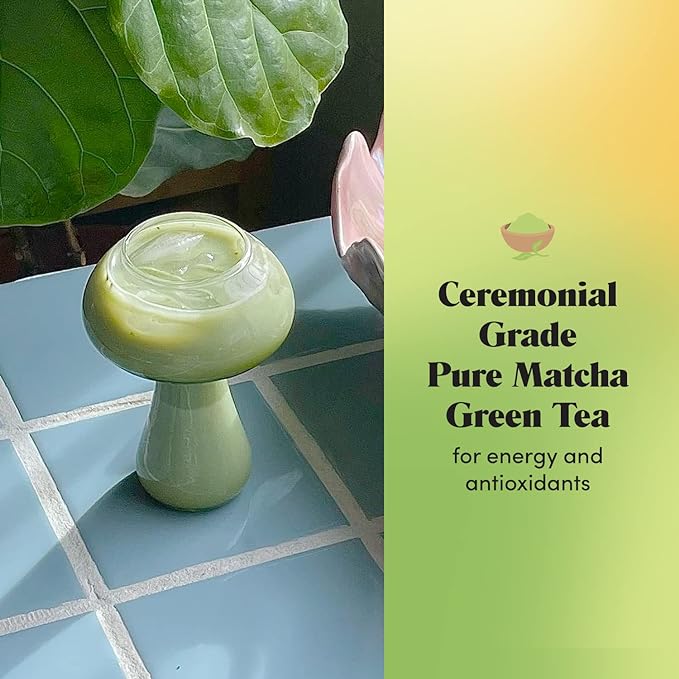 GOLDE - Pure Matcha - Ceremonial Grade Matcha Powder - Green Tea Superfood w/L-Theanine &amp Antioxidants - 60mg Caffeine - Jitter Free Energy - 100g Pouch