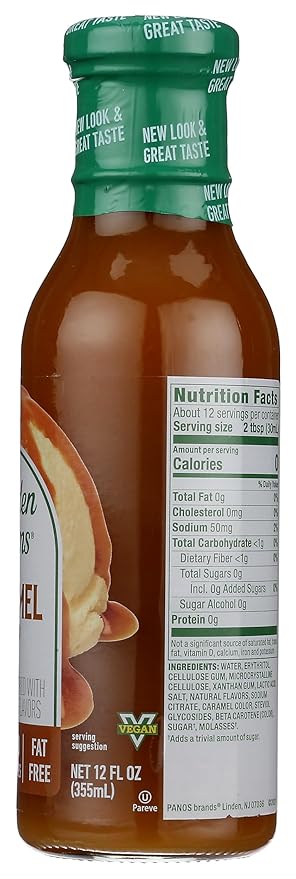 Walden Farms Caramel Syrup 12 Fluid Ounce - 6 per case.