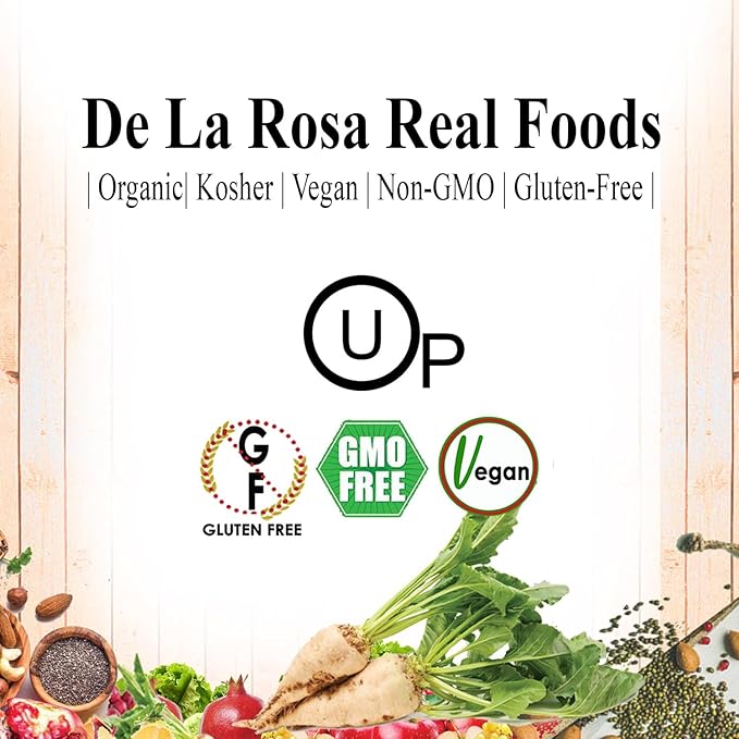 De La Rosa Distilled White Vinegar Raw &amp Unfiltered Kosher for Passover Vegan &amp Gluten Free Great for Salad Dressing Marinades White Distilled Vinegar 5 Liter (Pack of 1)