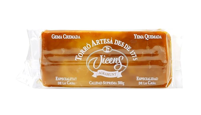 Yema Quemada (Crème Brûlée) Turrón by Vicens