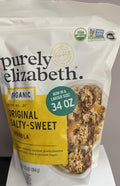HGU Purely Elizabeth Organic Original Salty-Sweet Ancient Grain Granola Gluten-Free Non-GMO 34oz Bag