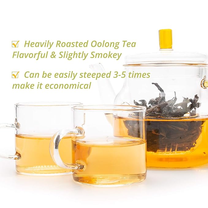 Oriarm Wuyi Rock Oolong Tea Dahongpao 900g (Pack of 4) - Fujian Da Hung Pao Wulong Loose Leaf Tea