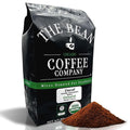 The Bean Organic Coffee Company Water Processed DECAF Vanilla Cinnamon Spice Medium Roast Ground Coffee 5-Pound Bag Café Molido Tostado Orgánico descafeinado