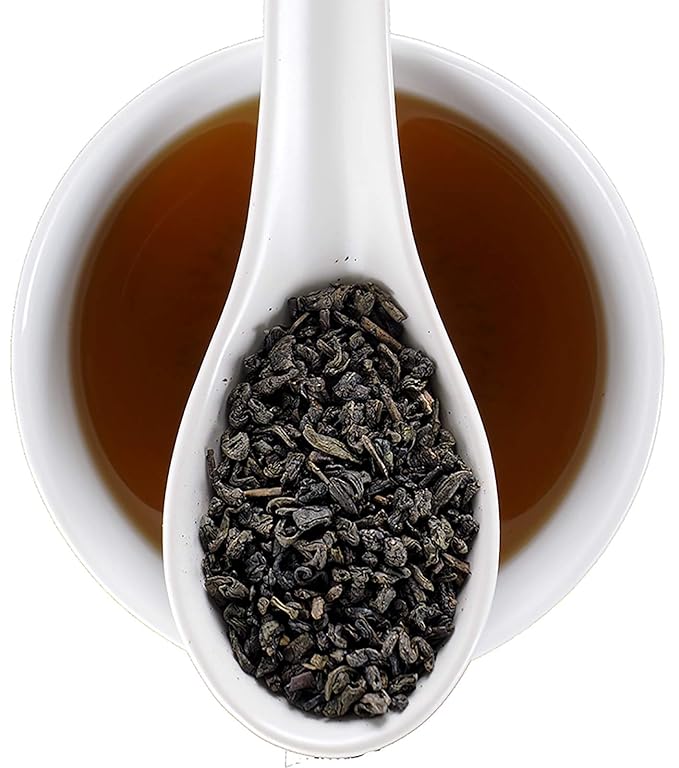Elmwood Inn Fine Teas Gunpowder Pinhead Organic China Green Tea 16-Ounce Pouch