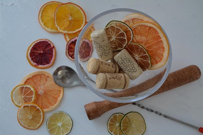 Dried Blood-Orange Slices | BULK SIZE | 210± Slices | Preserved Peel - Premium DRIED FRUITS COCKTAIL GARNISHES Bars &amp restaurants. Cocktail accessories - fruit garnish