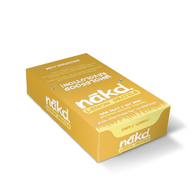 Nakd Bar Lemon Drizzle Gluten Free (35g x 18)