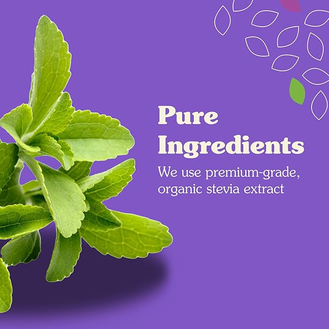 NuNaturals Stevia Syrup Sugar-Free Sweetener Plant-Based Sugar Substitute Zero Calorie Sugar-Free Syrup Maple 6.6oz (3-Pack)