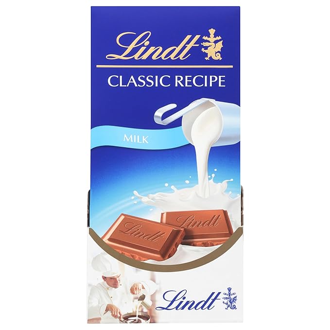 Lindt CLASSIC RECIPE Milk Chocolate Candy Bar Milk Chocolate 4.4 oz.