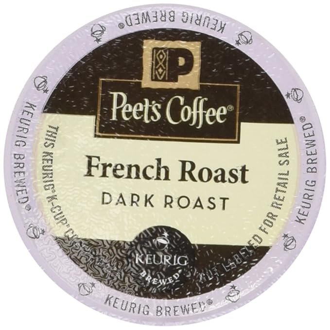 Peet's Coffee French Roast Single Cup Coffee for Keurig K-Cup