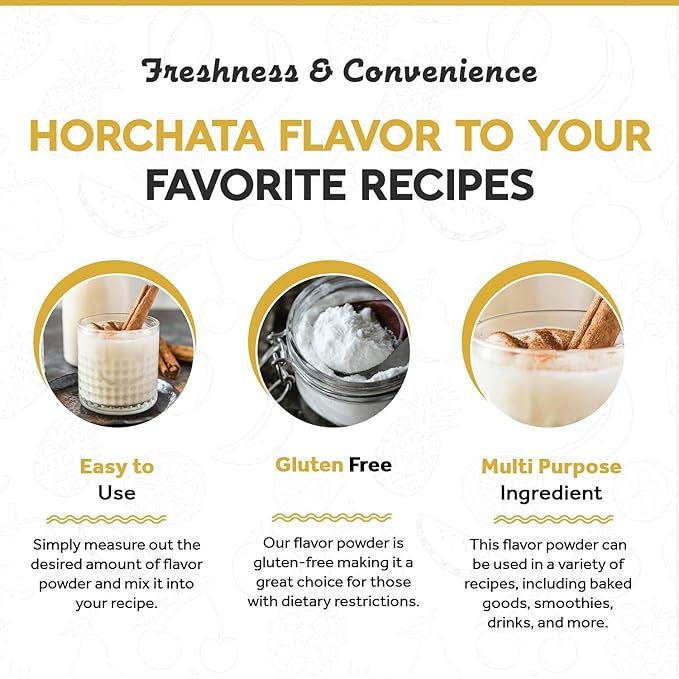 Fanale Premium Horchata Bubble Tea Flavoring Powder | Perfect for Baking Smoothies Desserts and Drinks | Instant Flavoring Powder for Boba Milk Tea- 2.2 Pounds (Pack of 1).